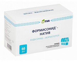 Формисонид-Натив капсулы с порошком для ингаляций 320 мкг+9 мкг/доза 60 шт.
