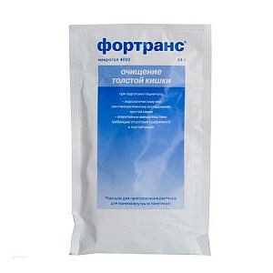 Фортранс порошок для приготовления раствора для приема внутрь 64 г пакетик 1 шт.