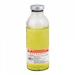 Фурацилин раствор для местного и наружного применения 0,02% флакон 200 мл