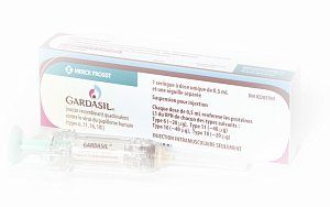 Гардасил вакцина против вируса папиломы человека суспензия для внутримышечного введения шприц 0,5 мл 1 шт. в комплекте с иглами