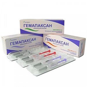 Гемапаксан раствор для подкожного введения 4000 МЕ/0,4 мл шприц 6 шт.