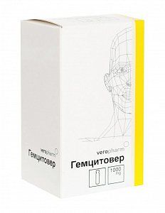 Гемцитовер лиофилизат для приготовления раствора для инфузий 1000 мг флакон 1 шт.