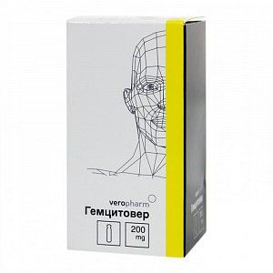 Гемцитовер лиофилизат для приготовления раствора для инфузий 200 мг флакон 1 шт.