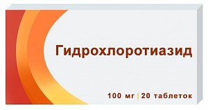 Гидрохлортиазид таблетки 100 мг 20 шт. Озон