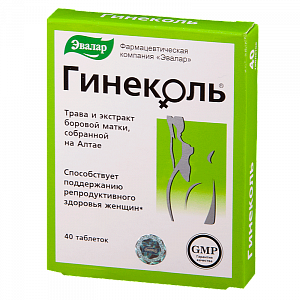 Гинеколь таблетки покрыте оболочкой 240 мг 40 шт.