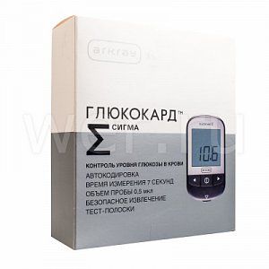 Глюкокард Сигма глюкометр комплект
