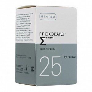 Глюкокард Сигма тест-полоски 25 шт.