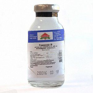 Глюкоза раствор для инфузий 5% флакон 100 мл Эском