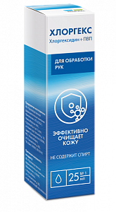 Хлоргекс гигиеническое средство для кожных покровов тюбик-капельница 25мл