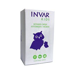Инвар Кидс сироп ночной алтейный с медом стики 6 мл 12 шт.
