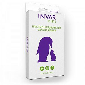 Invar Пластырь Kids охлаждающий 5х11 см 6 шт.