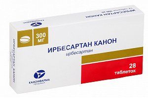 Ирбесартан Канон таблетки 300 мг 28 шт.