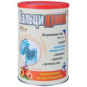 Кальцидринк 390 г порошок Персик (БАД)