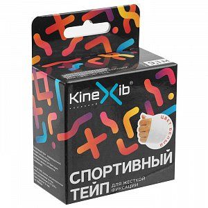 Кинезио-тейп Sport эластичный стягивающий Белый 3,8 смх9,1 м Kinexib