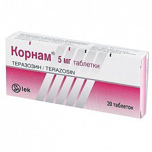 Корнам таблетки 5 мг 20 шт.