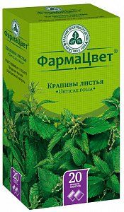 Крапивы листья фильтр-пакеты 1,5 г 20 шт. Красногорсклексредства