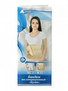 Крейт Бандаж Б-333 послеоперационный белый р.4