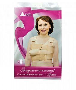 Крейт Бандаж М-201 онкологический после мастэктомии р.2 Бежевый Правый