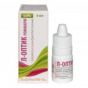 Л-Оптик Ромфарм капли глазные 0,5 % 5 мл