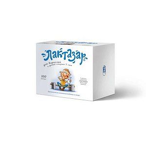 Лактазар для взрослых и детей старше 7 лет 3450ЕД капсулы 100 шт. (БАД)