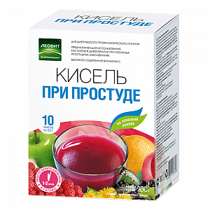 Леовит Кисель при простуде 10 г 20 шт.