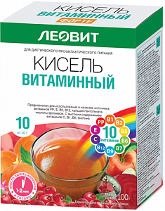 Леовит Кисель витаминный 20 г 10 шт.