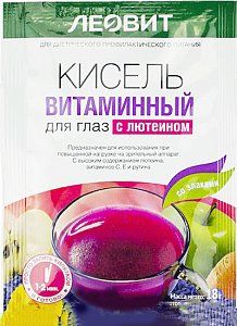 Леовит Кисель Витаминный для глаз с лютеином 18 г