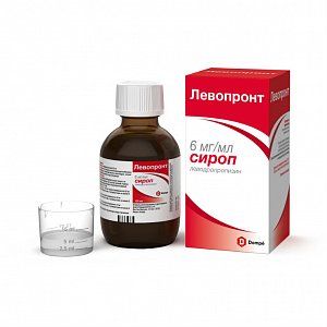 Левопронт сироп 6 мг/мл 120 мл