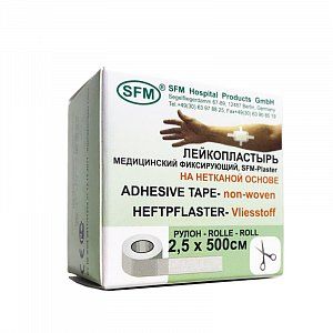Лейкопластырь 2 см х 250 см нетканая основа основа SFM
