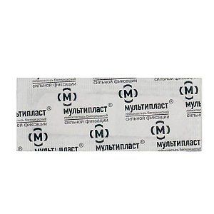 Лейкопстырь бактерицидный 2,5 см х 7,2 см сильной фиксации Мультипласт
