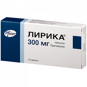 Лирика капсулы 300 мг 14 шт.