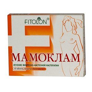 Мамоклам таблетки покрытые пленочной оболочкой 100 мг 40 шт.
