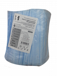 Маска медицинская нестерильная одноразовая 50 шт. Фолиум плюс