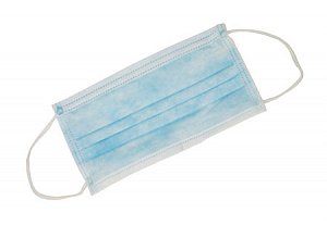 Маска медицинская нестерильная трехслойная на резинке 5 шт.