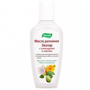 Масло репейное Календула и хмель 100 мл Эвалар