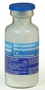 Меропенем Джодас порошок для приготовления раствора для внутривенного введения 1 г 10 шт.