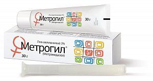 Метрогил гель вагинальный 1 % туба 30 г с аппликатором