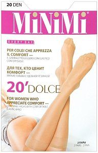 MiNiMi Гольфы Dolce 20 Den 2 пары Daino
