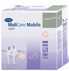 MoliCare Mobile Super Подгузники-трусики для взрослых XL 14 шт. (130-170см)