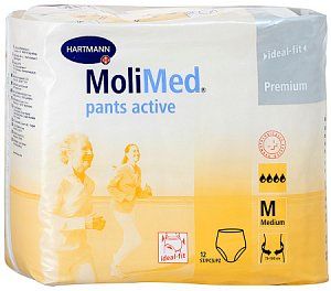 MoliMed Pants Activ Трусики для женщин M 12 шт. (75-100см)