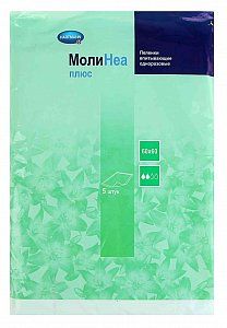 MoliNea Plus Пеленки одноразовые 60х60 см 5 шт.