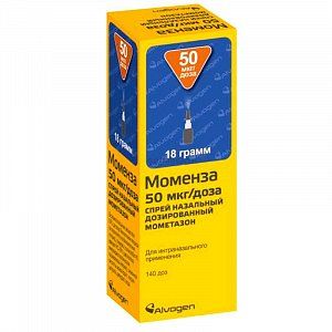 Моменза спрей назальный дозированный 50 мкг/доза 140 доз