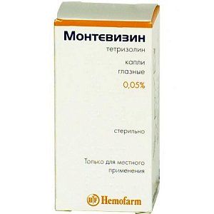 Монтевизин капли глазные 0,05% флакон-капельница 5 мл