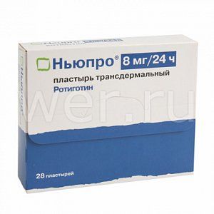 Ньюпро пластырь трансдермальный 8 мг/24 ч 28 шт.