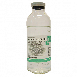 Натрия хлорид раствор для инфузий 0,9% флакон 200 мл 24 шт. Бисинтез