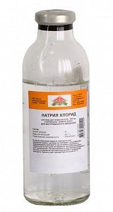 Натрия хлорид раствор для инфузий 0,9% флакон 200 мл 28 шт. Эском