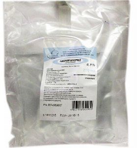 Натрия хлорид раствор для инфузий 0,9% флакон 250 мл 1 шт. Мосфарм