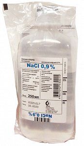 Натрия хлорид раствор для инфузий 0,9 % флакон ПЭ 250 мл 10 шт. Гематек