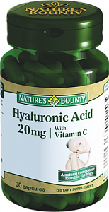 Nature`s Bounty Гиалуроновая кислота капсулы 20 мг 30 шт. (БАД)