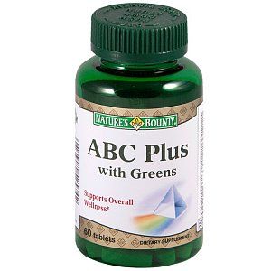 Nature`s Bounty Мультивитаминный комплекс ABC плюс Гринс таблетки 60 шт. (БАД)